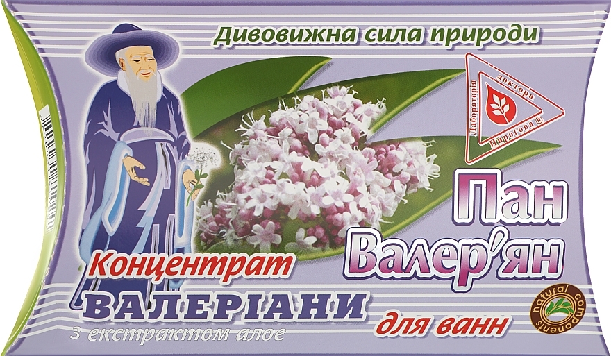 Valerian Bath Concentrate with Aloe Extract "Mr. Valerian" - Dr. Pirogov's Laboratory — photo N12