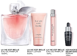 Lancome La Vie Est Belle - Set (edp/100ml + edp/10ml + conc/10ml + b/lot/50ml) — photo N2