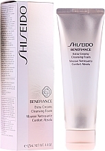 Fragrances, Perfumes, Cosmetics Facial Cleansing Foam - Shiseido Benefiance Extra Creamy Cleansing Foam