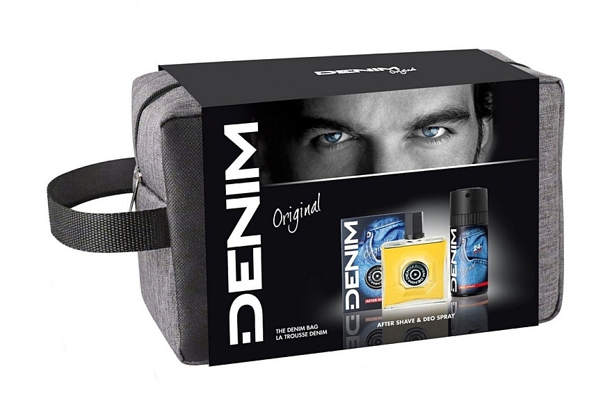 Denim Original - Set (ash/lot/100ml + deo/150ml + bag) — photo N1