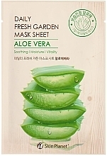 Fragrances, Perfumes, Cosmetics Aloe Vera Sheet Mask - MjCare Skin Planet Daily Fresh Garden Mask Sheet Aloe Vera