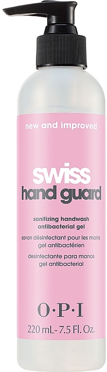Hand Sanitizer Gel - OPI. Antiseptic Swiss Guard Handwash Gel — photo N1