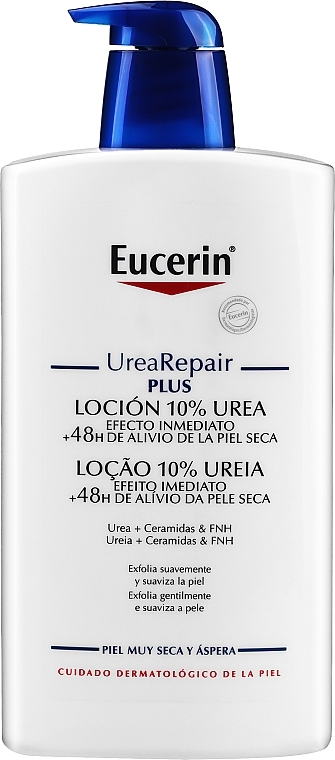 Rich Moisturizing Body Lotion for Very Dry Skin - Eucerin UreaRepair PLUS Lotion 10% Urea  — photo N1