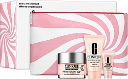 Fragrances, Perfumes, Cosmetics Set - Clinique Moisture Overload Set (f/gel/50ml + mask/30ml + eye/gel/5ml + bag)