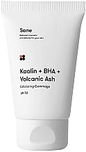 Salicylic Acid Face Gommage - Sane Kaolin + BHA + Volcanic Ash Exfoliating Gommage PH 7.0 — photo N1