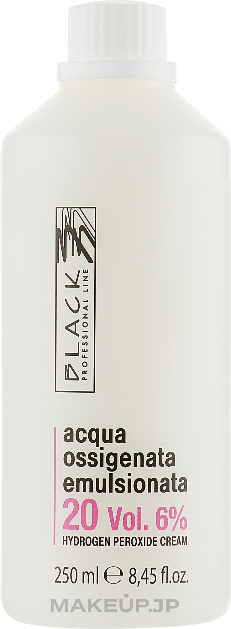 Emulsion Oxidizer 20 Vol. 6% - Black Professional Line Cream Hydrogen Peroxide — photo 250 ml