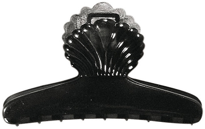 Shell Claw Clip, 8 cm, 2 pcs, black - Titania — photo N2
