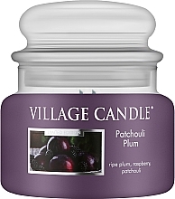 Fragrances, Perfumes, Cosmetics Scented Candle in Jar 'Patchouli and Plum' - Village Candle Patchouli Plum