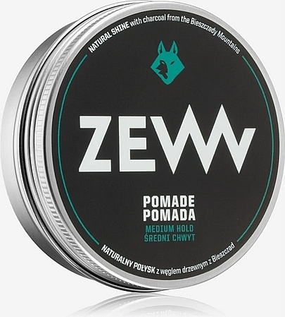 Hair Styling Pomade - Zew For MenPomade Natural Shine — photo N1