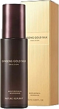 Fragrances, Perfumes, Cosmetics Facial Emulsion - Nature Republic Ginseng Gold Silk Emulsion