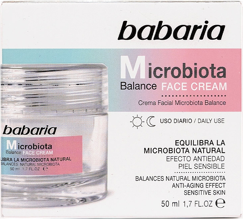 Balancing Face Cream - Babaria Microbiota Balance Cream — photo N1