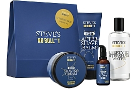 Steve's No Bull***t Liberty 142 - Set (oil/aft/sh/50ml+sh/cr/100ml + aft/sh/balm/100ml + aft/sh/water/100ml) — photo N1