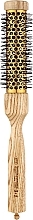 Thermal Brush with Wooden Handle & Nylon Bristles, yellow cylinder, d37mm - 3ME Maestri Triangolo Thermal Brush — photo N1