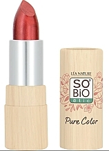 Nourishing Lipstick - So'Bio Etic Pure Color Shimmery Lipstick — photo N1