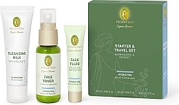 Fragrances, Perfumes, Cosmetics Set - Primavera Hydrating Starter & Travel Set (milk/25ml + toner/28ml + fluid/8ml)
