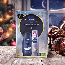 Set - NIVEA Caring Moment (sh/gel/250ml + b/milk/250ml) — photo N2