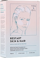 Fragrances, Perfumes, Cosmetics Face and Hair Therapy - Restart Skin & Hair. 3 in 1 Bundle