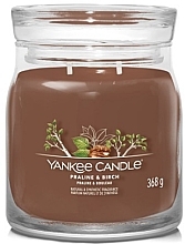 Scented Candle in Jar 'Praline & Birch', 2 wicks - Yankee Candle Singnature — photo N3