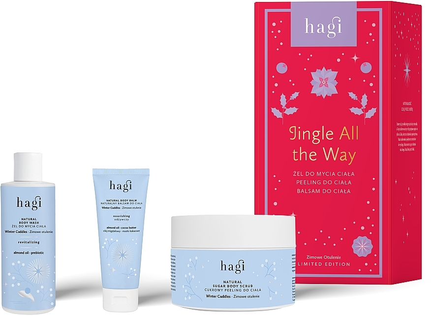 セット - Hagi Jingle All The Way (sh/gel/150ml + b/balm//75ml + scr/350ml)	 — photo N1