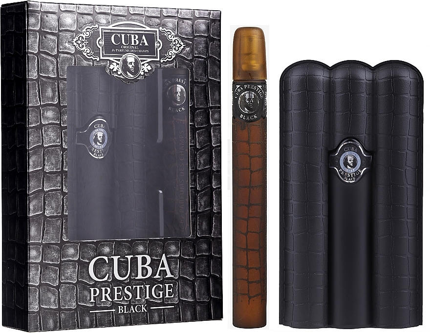 Cuba Prestige Black - Set (edt/35ml + edt/90ml) — photo N1