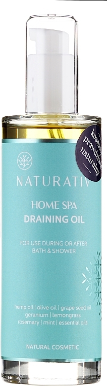 Massage Oil - Naturativ Draining Oil Home Spa — photo N1