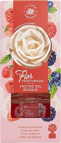 Flower Fragrance Diffuser 'Wild Berries' - La Casa De Los Aromas Reed Diffuser Fruits Of The Forest — photo N2