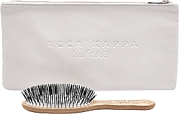 Hair Brush Bag, unfilled, white - Acca Kappa Beauty Pouch For Hair Brushes — photo N1