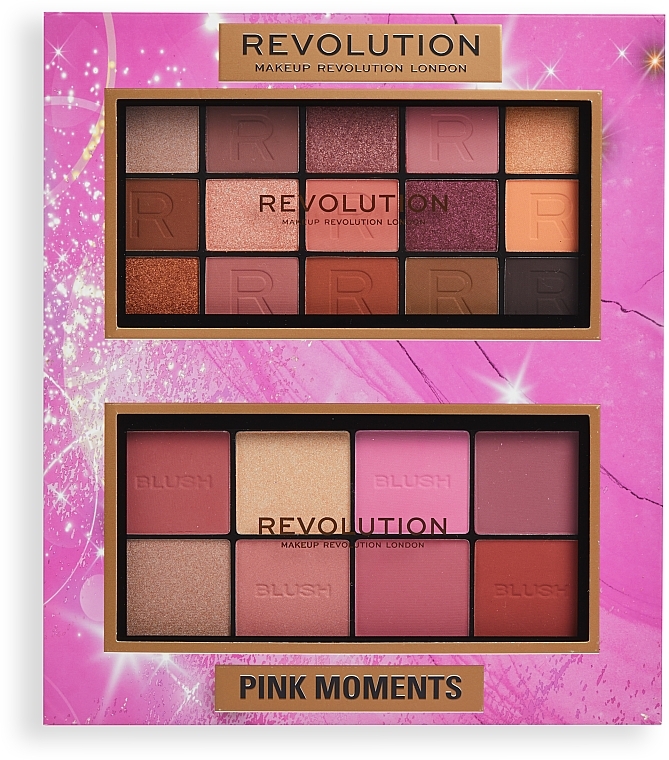 Makeup Revolution Pink Moments Face & Eye Gift Set - Set, 2 products — photo N1