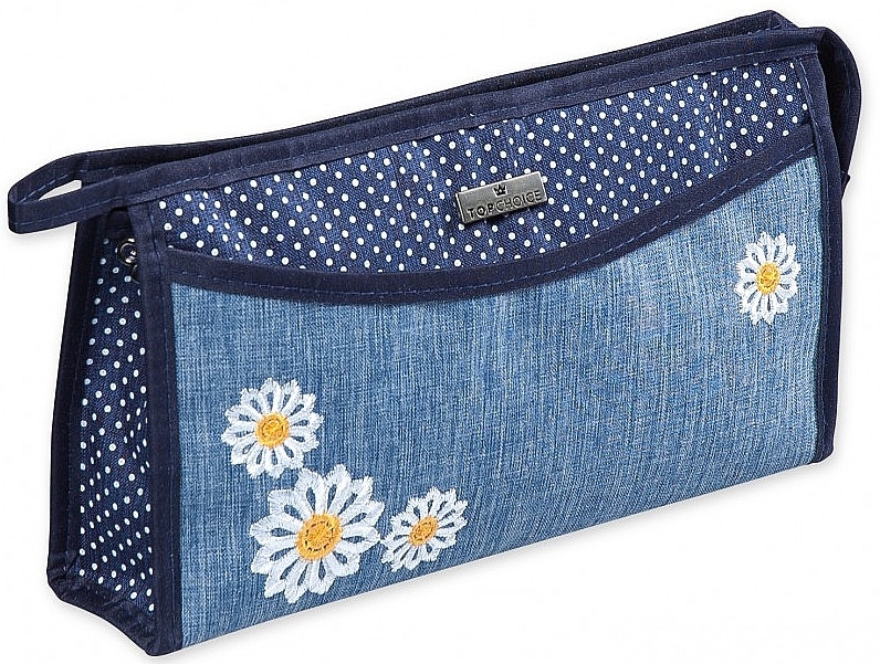 Makeup Bag "Camomiles", 98208, with floral print - Top Choice — photo N1