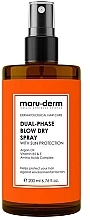 Fragrances, Perfumes, Cosmetics Two-Phase Heat-Protective Hair Spray - Maruderm Cosmetics Dual-Phase Blow Dry Spray