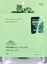 Fragrances, Perfumes, Cosmetics Vitamin A & Cyc Acid Face Mask - VT Cosmetics Cica Reti-A 7 Days Mask