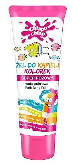 Kids Cotton Candy Scented Shower Gel - Chlapu Chlap Bath & Shower Gel — photo N1