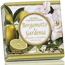Fragrances, Perfumes, Cosmetics Bergamot & Gardenia Natural Soap - Saponificio Artigianale Fiorentino Capri Bergamot & Gardenia Soap