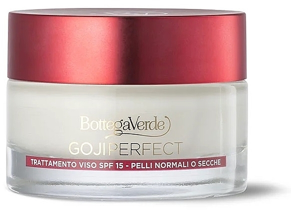 Face Cream - Bottega Verde Goji Perfect Intensive Anti-Wrinkle And Antioxidant Treatment SPF15 — photo N2