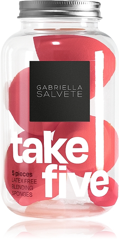 Makeup Sponge Set, 5 pcs. - Gabriella Salvete Blending Sponges Rose — photo N2