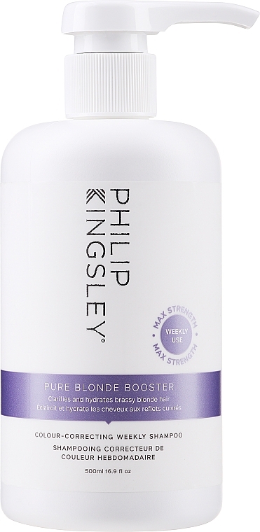 Booster Shampoo for Blonde Hair - Philip Kingsley Pure Blonde Booster Shampoo — photo N5