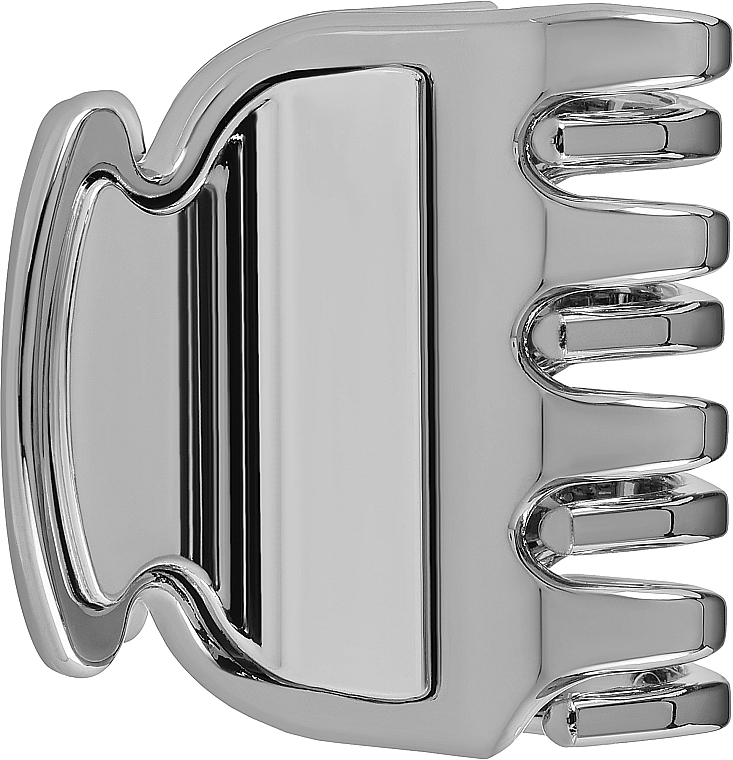 Claw Clip JG29107N, 4.5 x 4 cm, silver - Janeke Hair Clip — photo N1