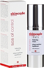 Mattifuing Serum for Oily Skin - Skincode Essentials S.O.S Oil Control Balancing Serum — photo N1