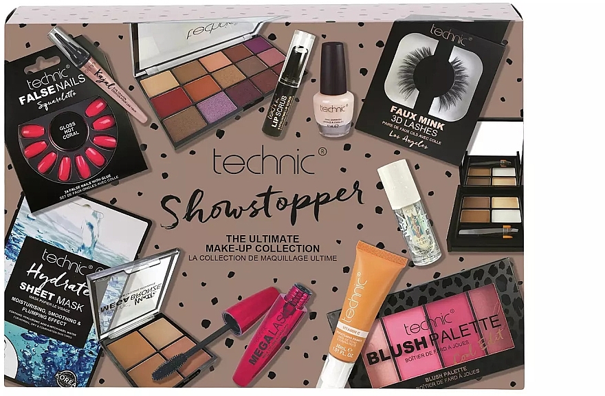 Technic Cosmetics Showstopper Box - Set, 12 products — photo N1