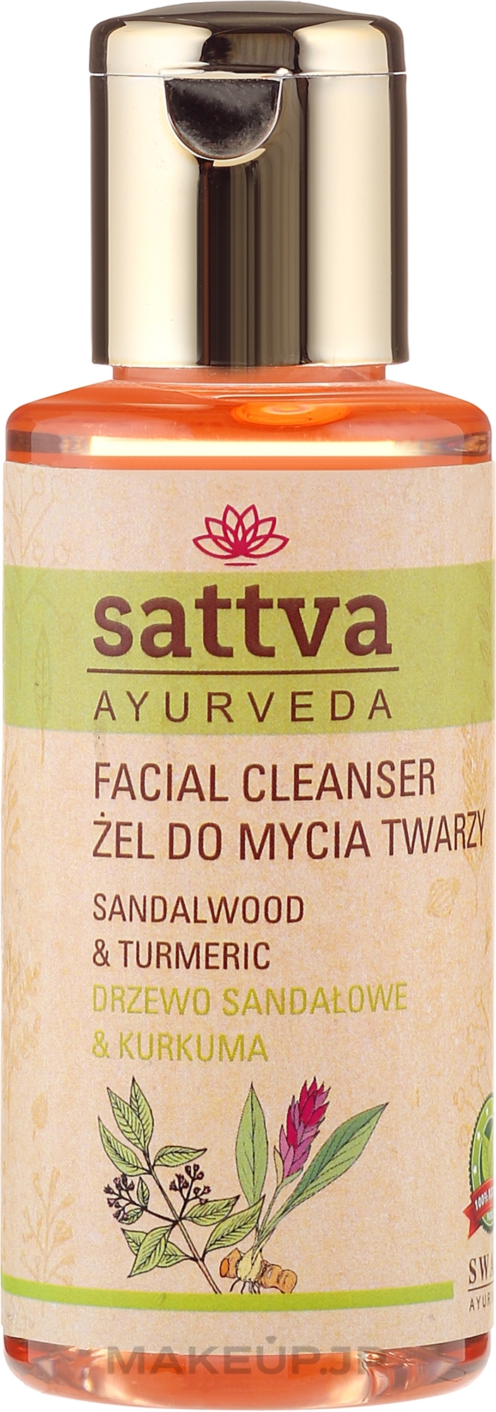 Facial Cleansing Gel - Sattva Facial Cleanser Sandalwood — photo 100 ml