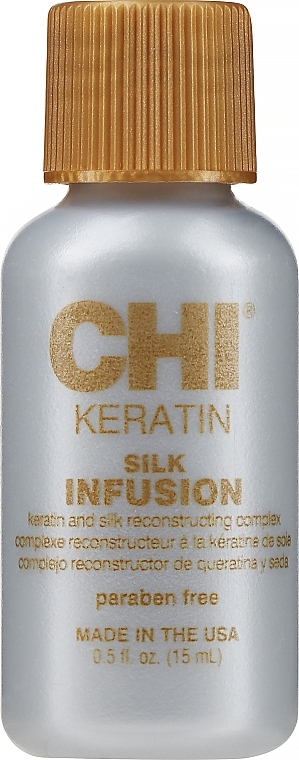 Liquid Hair Silk - CHI Keratin Silk Infusion (mini size) — photo N1