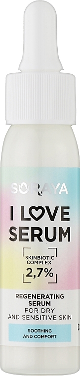 Regenerating Serum for Dry & Sensitive Skin - Soraya I Love Serum — photo N1