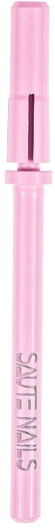 Nail Drill Bit - Saute Nails Diamond Pink Mini Mandre — photo N1