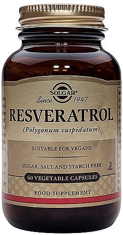 Resveratrol Dietary Supplement - Solgar Resveratrol 100 mg — photo N2