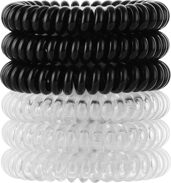 Hair Ring-Bracelet, 6 pcs. - Invisibobble Slim Day And Night — photo N1