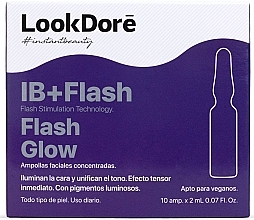 Fragrances, Perfumes, Cosmetics Concentrated Face Ampoule Serum - LookDore IB+Flash Glow Ampoules