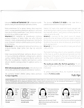 Face Sheet Mask 'Vitamin C + E' - L'biotica Home Spa Vitamin Mask C + E — photo N2