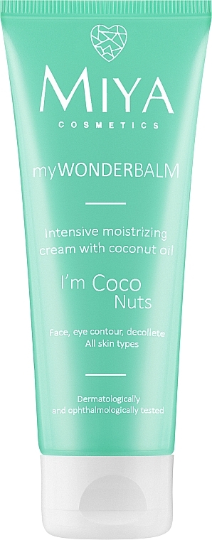 Intensive Moisturizing Face Cream with Coconut OIl - Miya Cosmetics My Wonder Balm I’m Coco Nuts Face Cream — photo N1