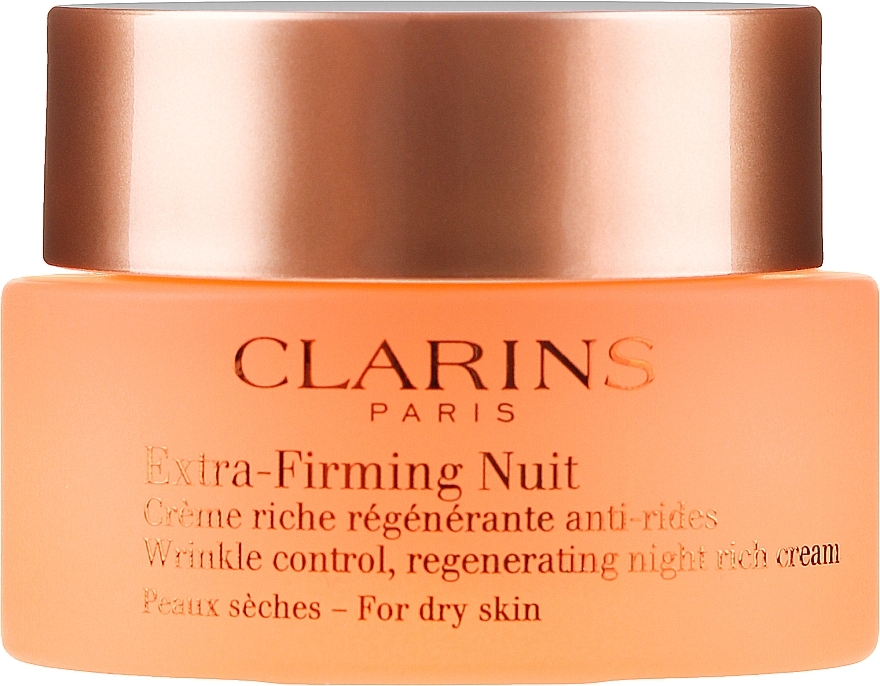 Firming Anti-Wrinkle Night Cream - Clarins Extra-Firming Night Rich Cream For Dry Skin — photo N2
