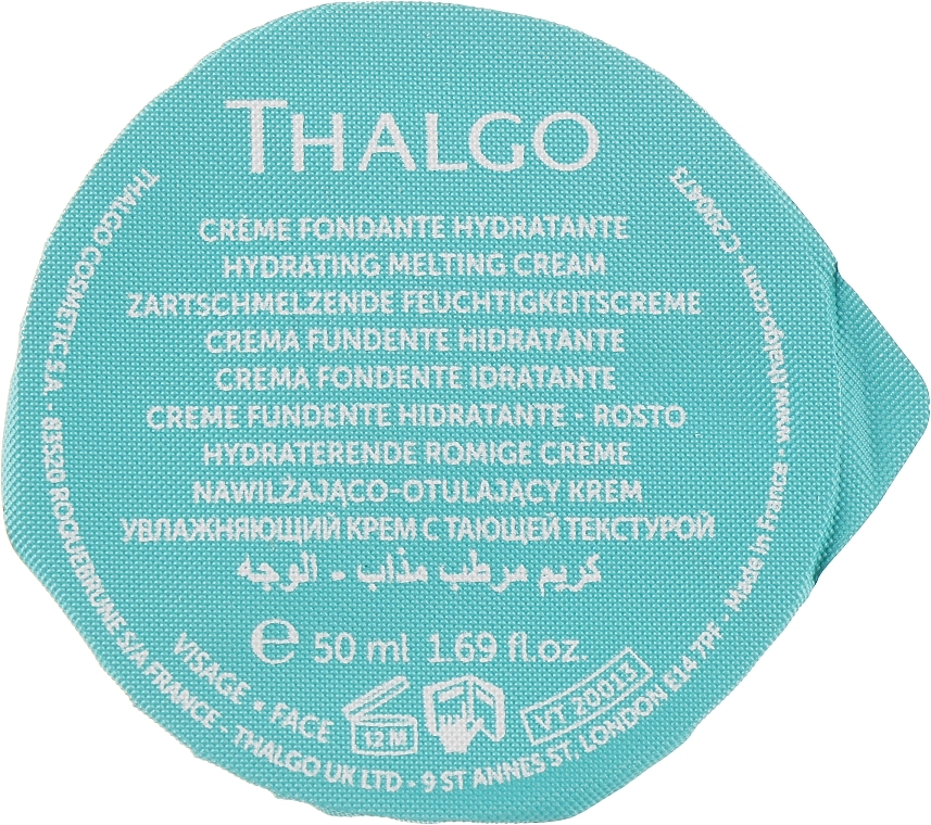 Moisturizing Melting Face Cream - Thalgo Source Marine Hydrating Melting Cream (refill) — photo N1